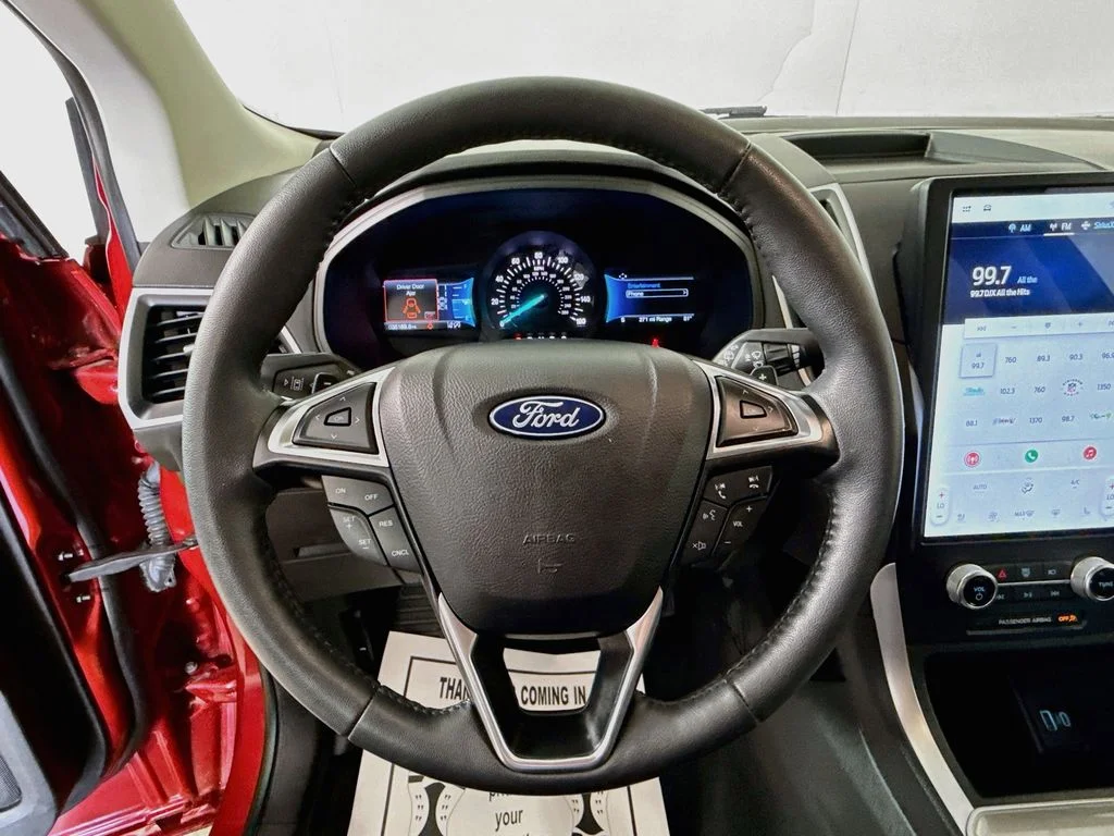Used 2023 Rapid Red Metallic Tinted Clearcoat Ford SEL image 14