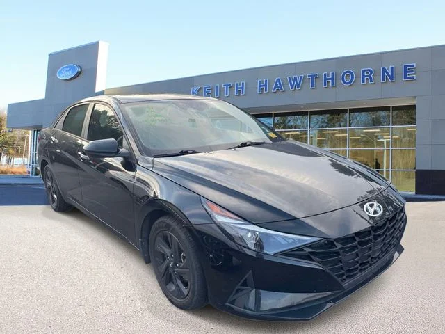 Certified Used 2022 Phantom Black Hyundai Blue image 1
