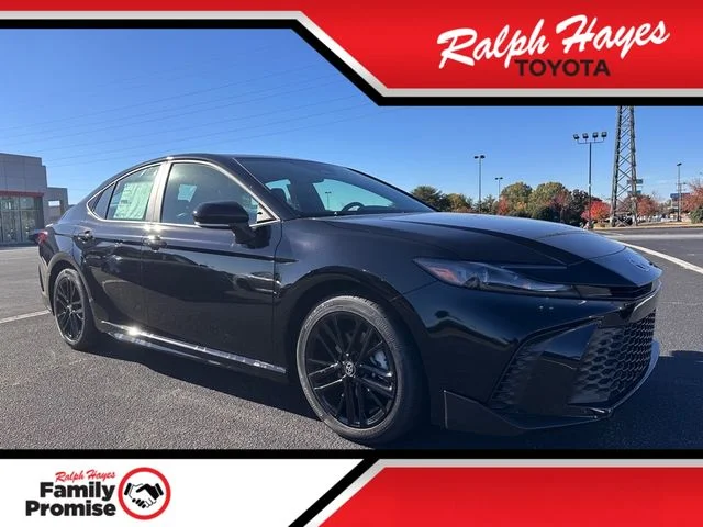 New 2026 Midnight Black Metallic Toyota SE image 1