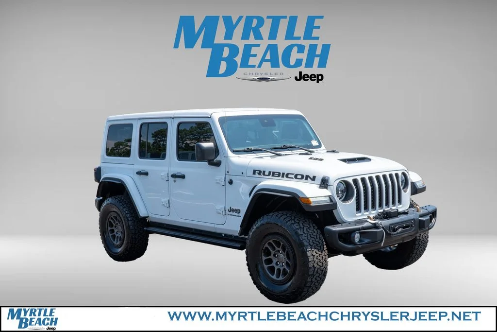 Certified Used 2023 Bright White Clearcoat Jeep Rubicon 392 image 8