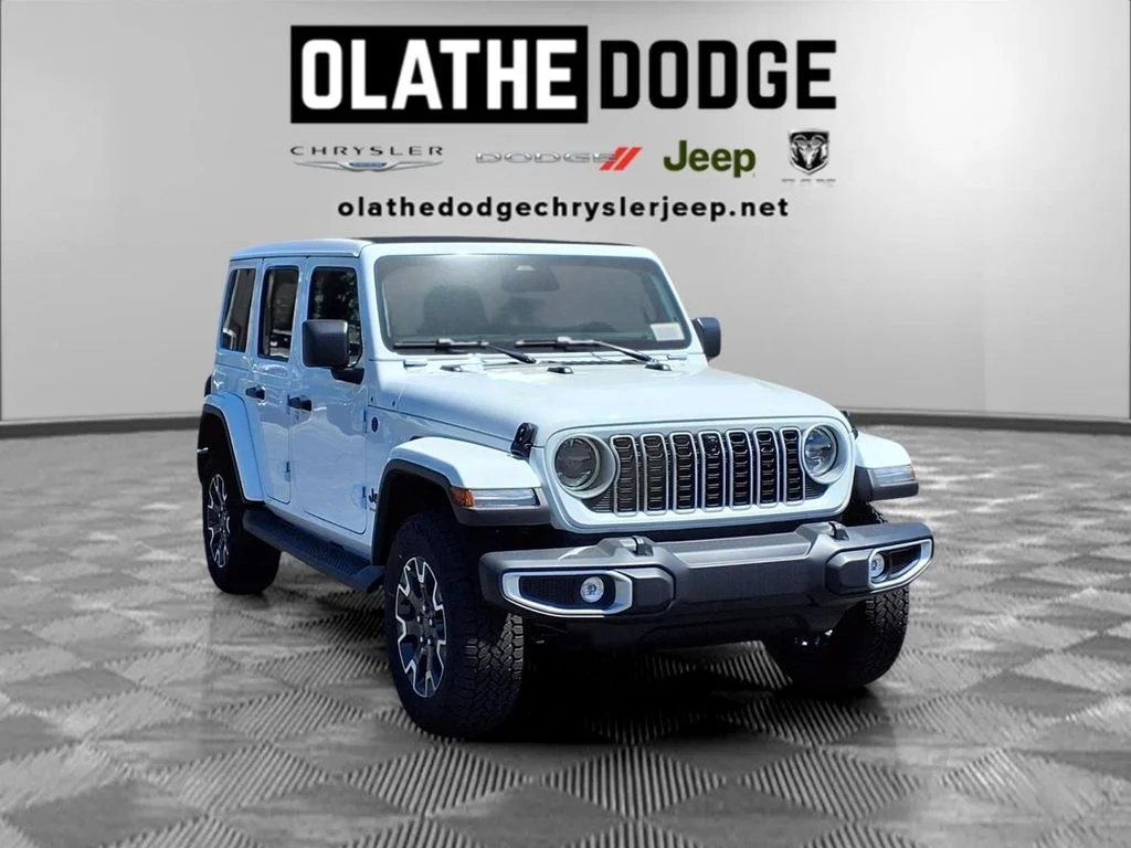 New 2026 Bright White Clear-Coat Exterior Paint Jeep Sahara image 30
