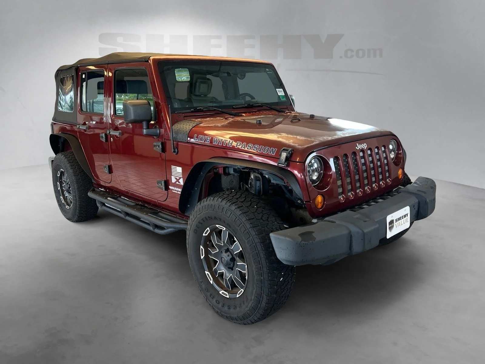 Used 2007 Red Rock Crystal Pearlcoat Jeep Unlimited X image 15