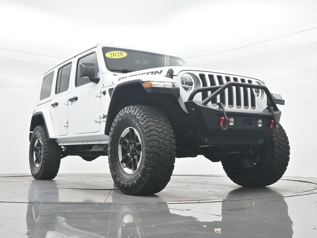 Used 2020 Bright White Clearcoat Jeep Rubicon image 29
