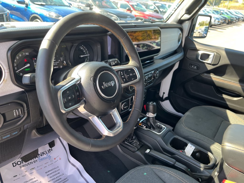 Used 2024 White Jeep Sahara 4xe image 14