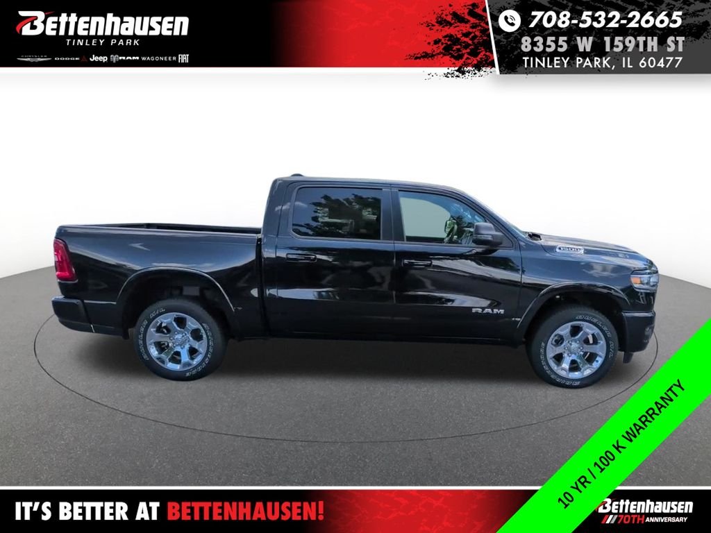New 2026 Diamond Black Crystal Pearl-Coat Exterior Paint RAM Big Horn/Lone Star image 5