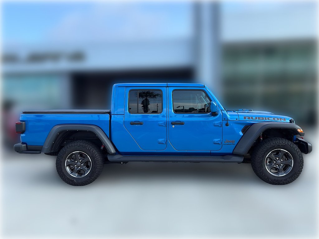 Used 2022 Hydro Blue Pearl Coat Jeep Rubicon image 10