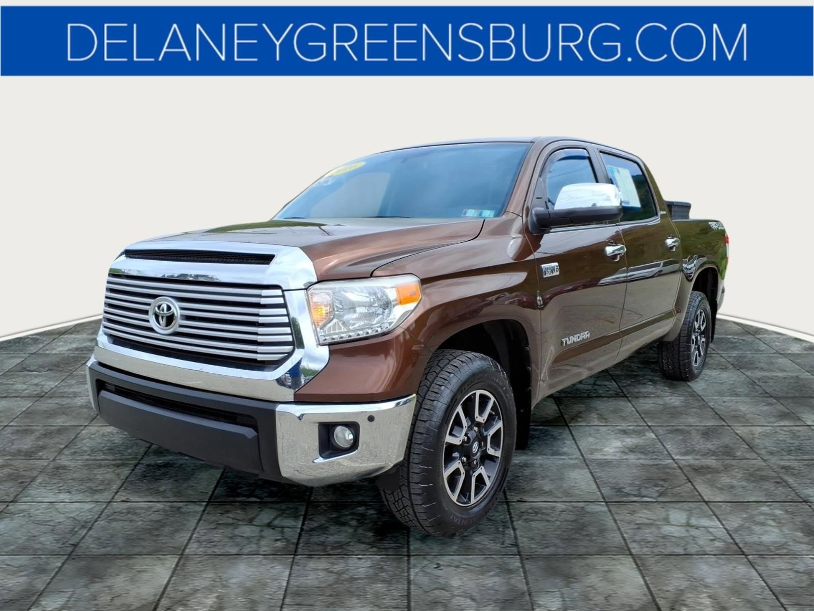 Used 2016 Sunset Bronze Toyota Limited CrewMax image 7