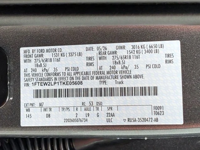 New 2026 Carbonized Gray Metallic Ford STX® image 53