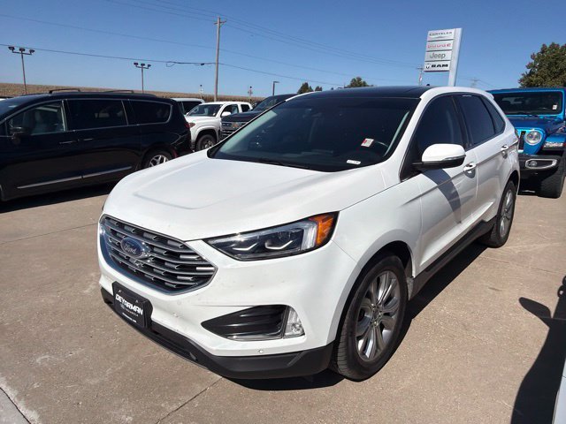 Used 2022 White Ford Titanium image 2