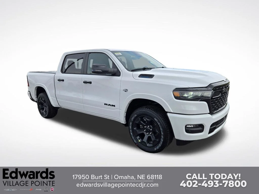 New 2026 Bright White Clear-Coat Exterior Paint RAM Big Horn/Lone Star image 1