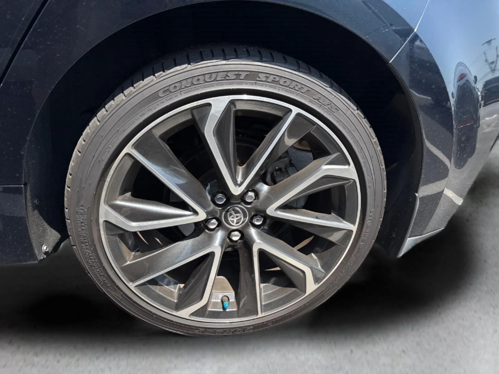 Used 2022 Galactic Aqua Mica TOYOTA XSE image 6