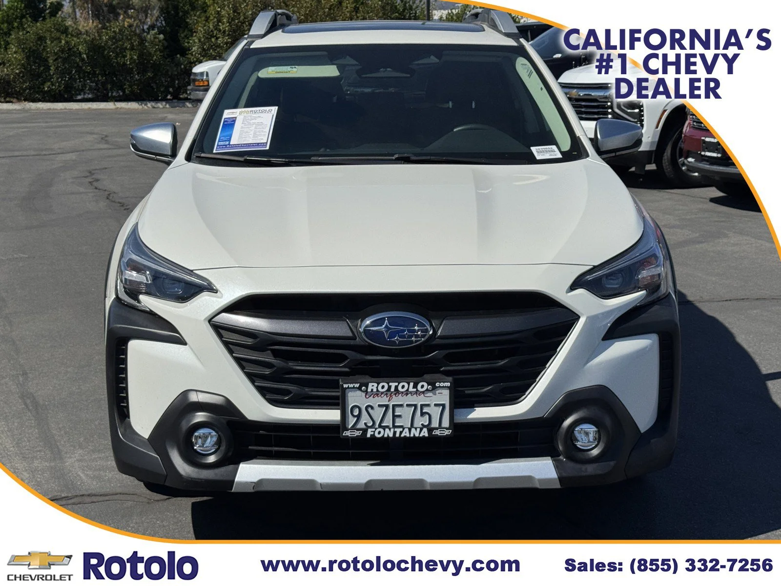 Used 2025 Crystal White Pearl Subaru Touring XT image 2