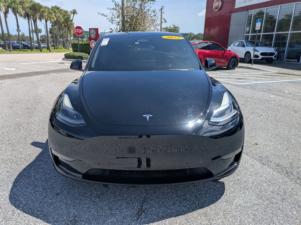 Used 2022 Tesla Model Y Long Range with VIN 7SAYGAEE4NF519914 for sale in West Palm Beach, FL