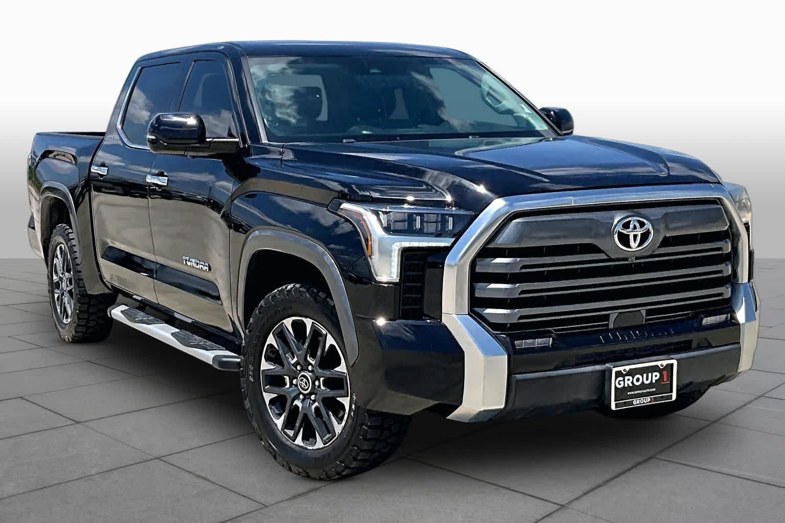 Used 2023 Midnight Black Metallic Toyota Limited image 3