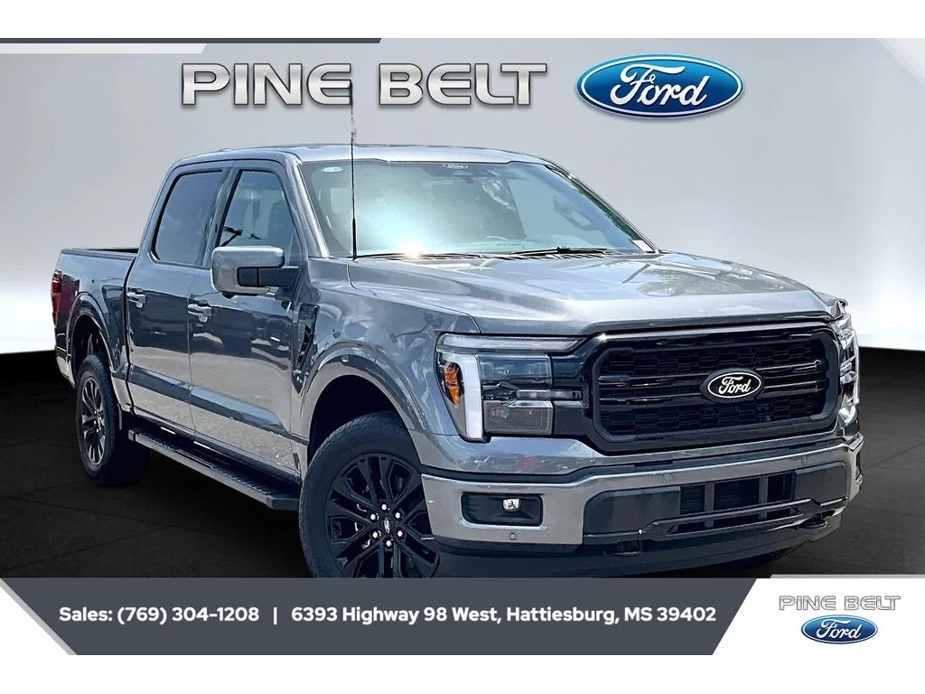 New 2026 Carbonized Gray Metallic Ford Lariat® image 1