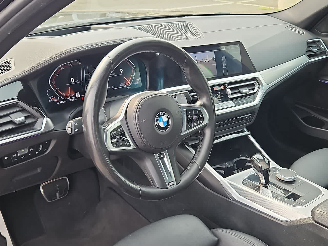 Used 2021 Black Sapphire Metallic BMW 330i xDrive image 26
