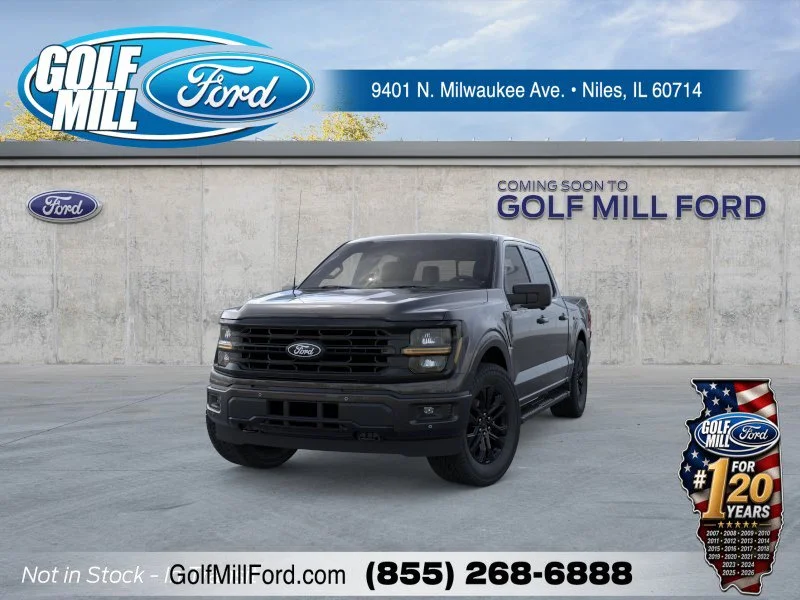 New 2026 Agate Black Metallic Ford XLT image 1