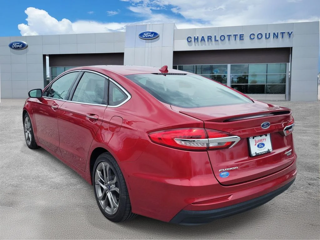 Certified Used 2020 Red Ford Titanium image 4