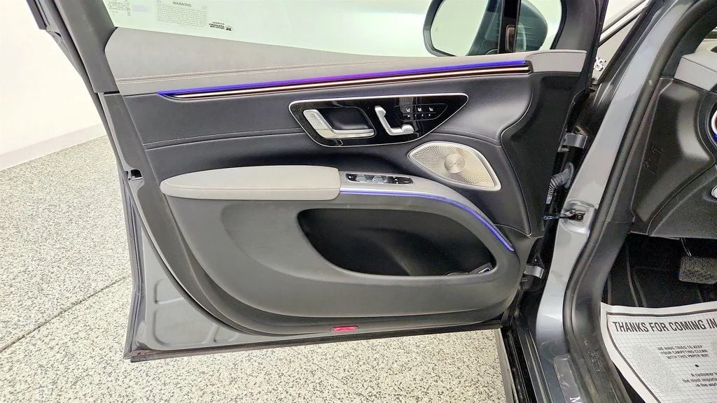 Used 2023 Selenite Grey Metallic Mercedes-Benz EQS 580 4MATIC® SUV, Exclusive w/ PRE-SAFE Rear Seat Package, HUD image 11