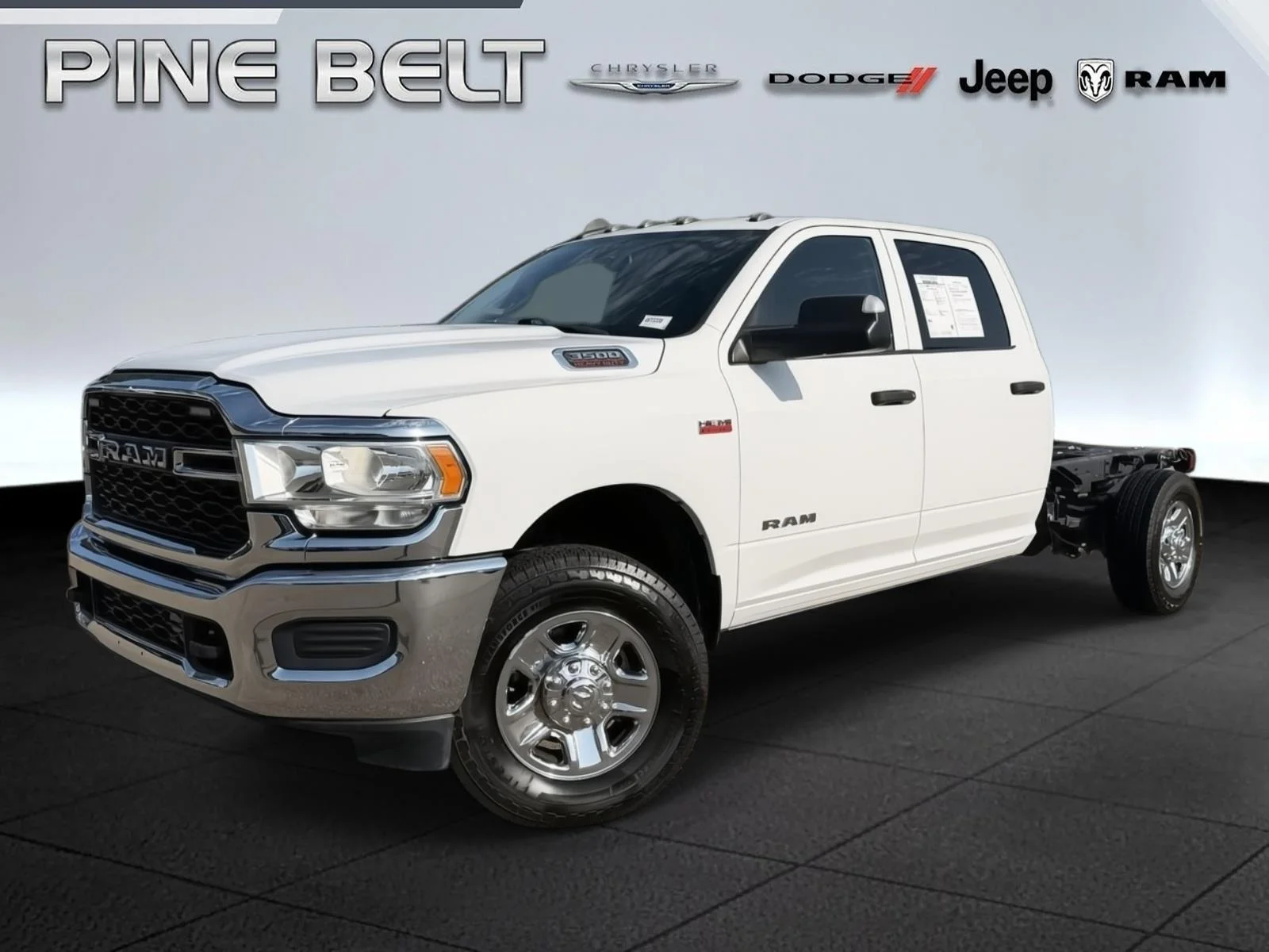 Used 2019 Bright White Clearcoat Ram Tradesman image 1