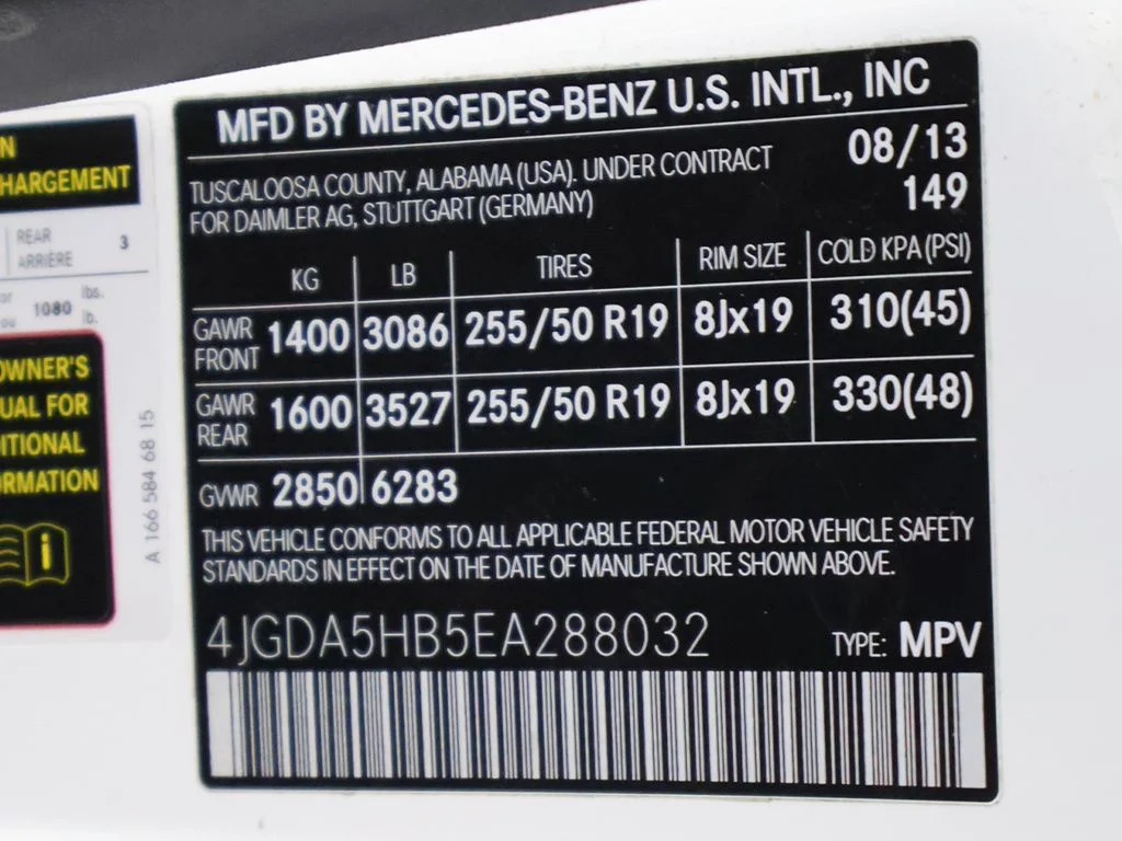 Used 2014 Polar White Mercedes-Benz ML 350 image 56