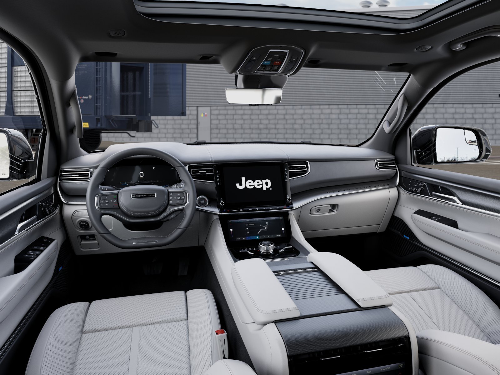 New 2026 Bright White Clear-Coat Exterior Paint Jeep Grand Wagoneer image 8