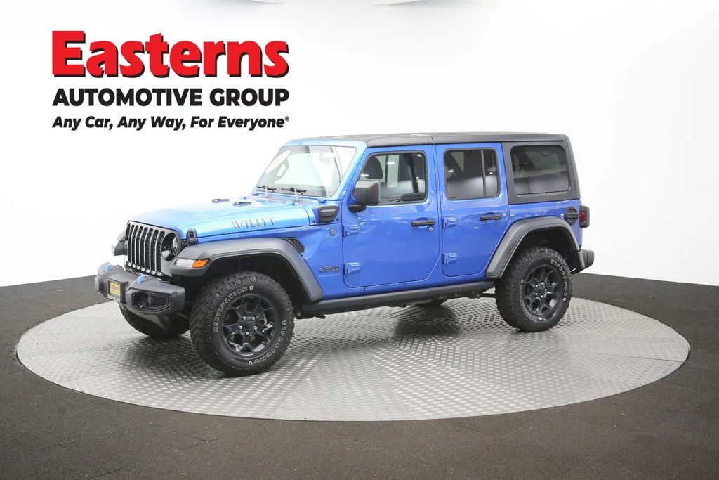 Used 2023 Blue Jeep Willys 4xe image 53