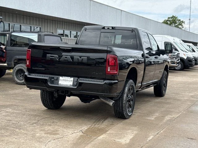 New 2026 Diamond Black Crystal Pearl-Coat Exterior Paint RAM Laramie image 2