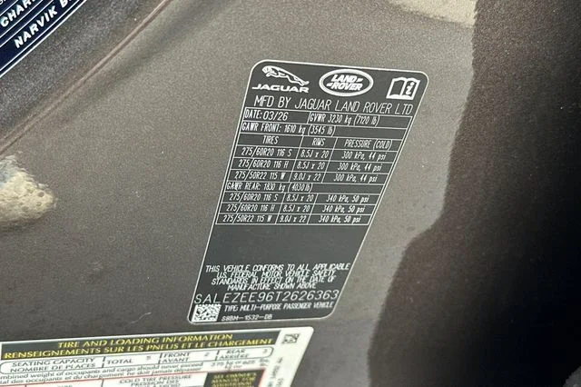 New 2026 Charente Grey Land Rover  image 27