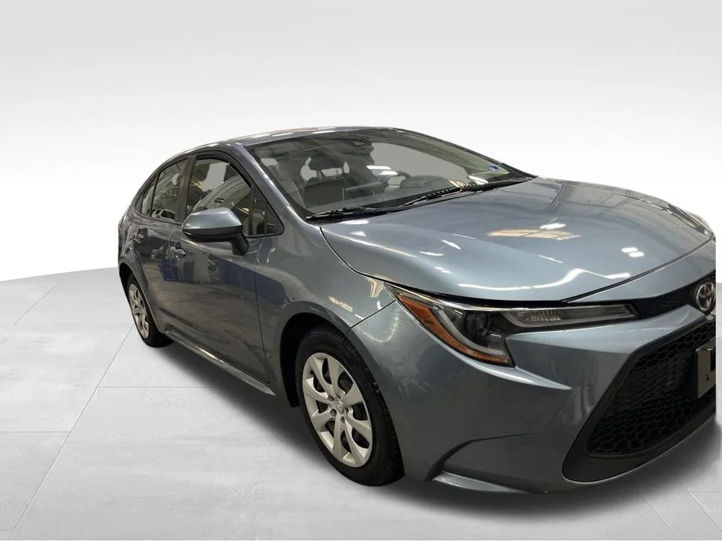 Used 2021 Blue Toyota LE image 8