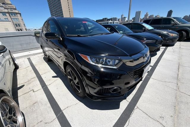 Certified Used 2021 Crystal Black Pearl Honda Sport image 2