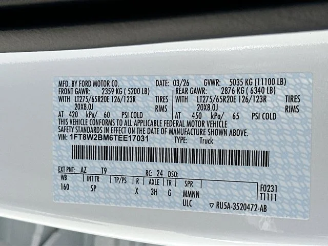 New 2026 White Ford King Ranch image 21