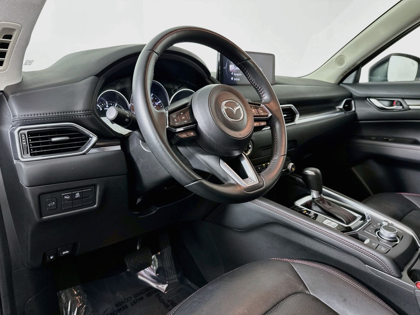 Used 2022 Gray Mazda 2.5 S Carbon Edition One Owner Sunroof Radar Cruise image 9