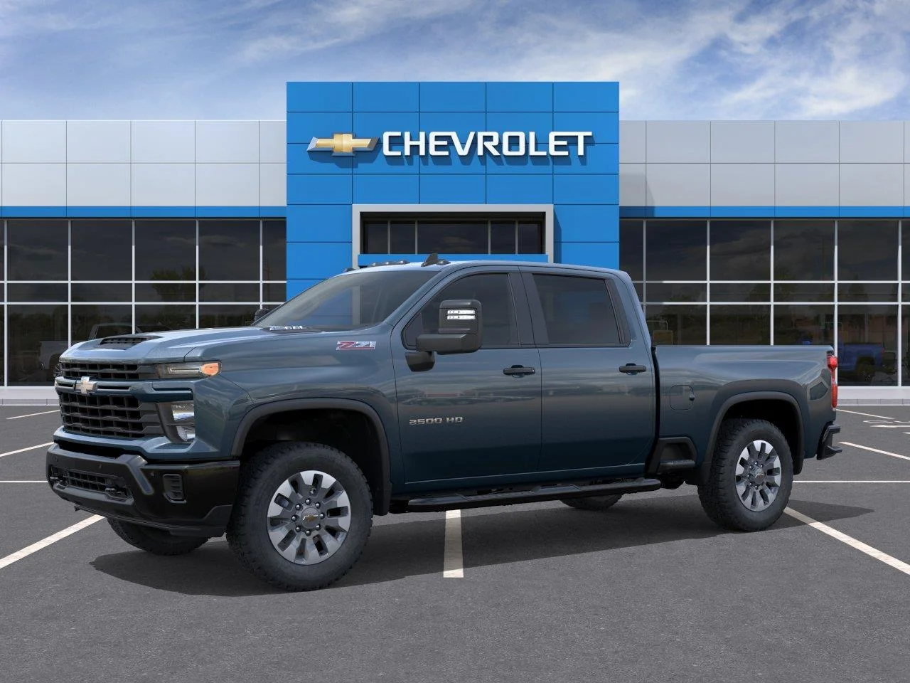 New 2026 Lakeshore Blue Metallic Chevrolet Custom image 2