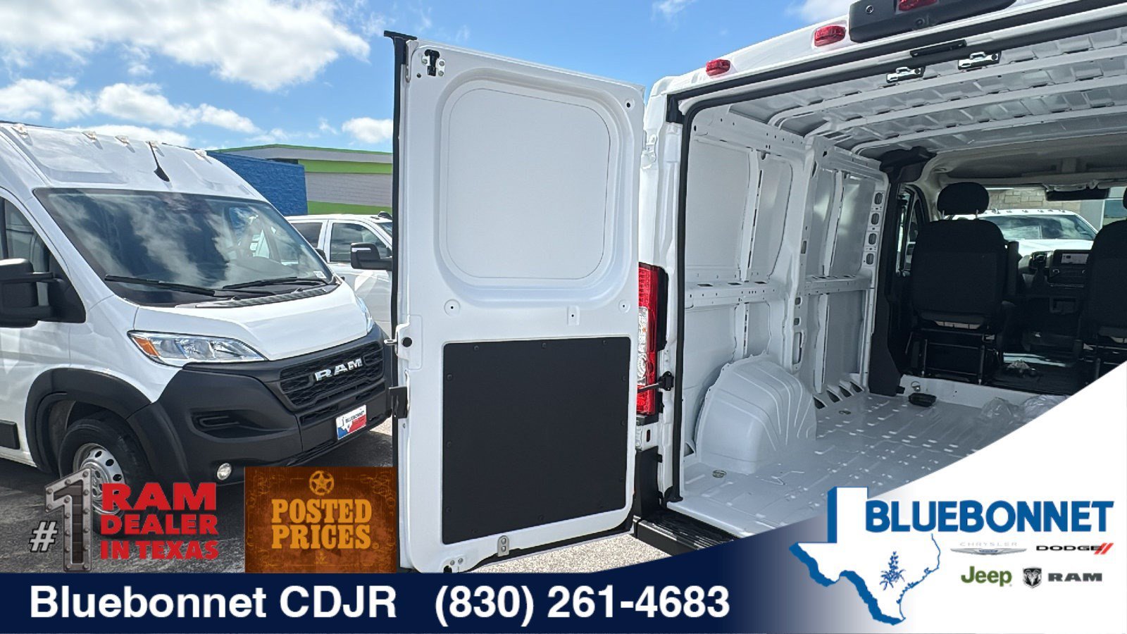 New 2026 Bright White Clear-Coat Exterior Paint RAM Tradesman image 23
