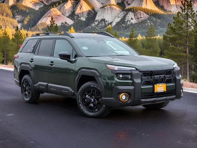New 2026 DEEP EMERALD GREEN PEARL Subaru Wilderness image 2