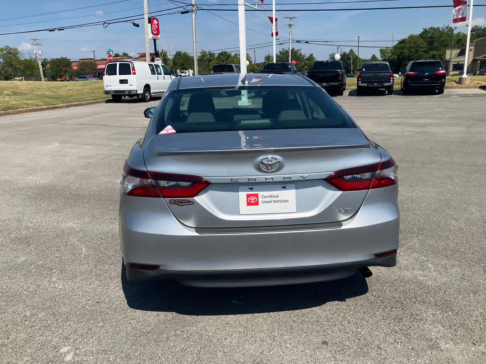 Used 2023 Celestial Silver Metallic Toyota LE image 6