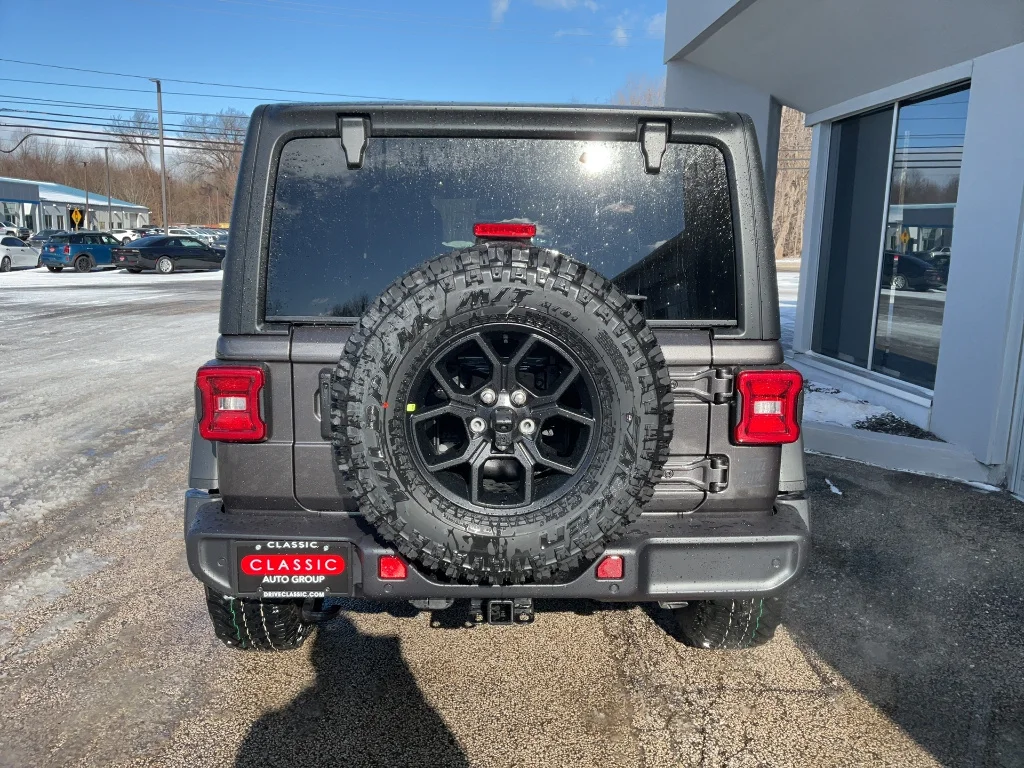 New 2026 Granite Crystal Metallic Clear-Coat Exterior Paint Jeep 4-Door Willys 4x4 image 6