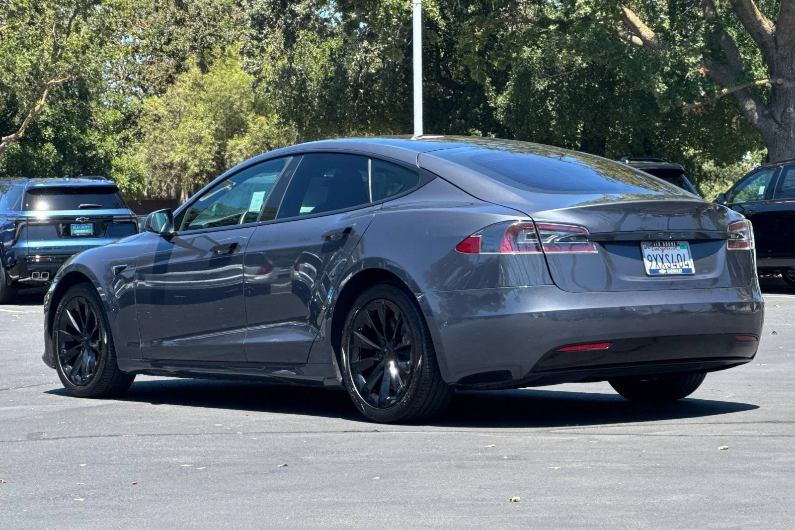 Used 2019 Gray Tesla 75D image 5