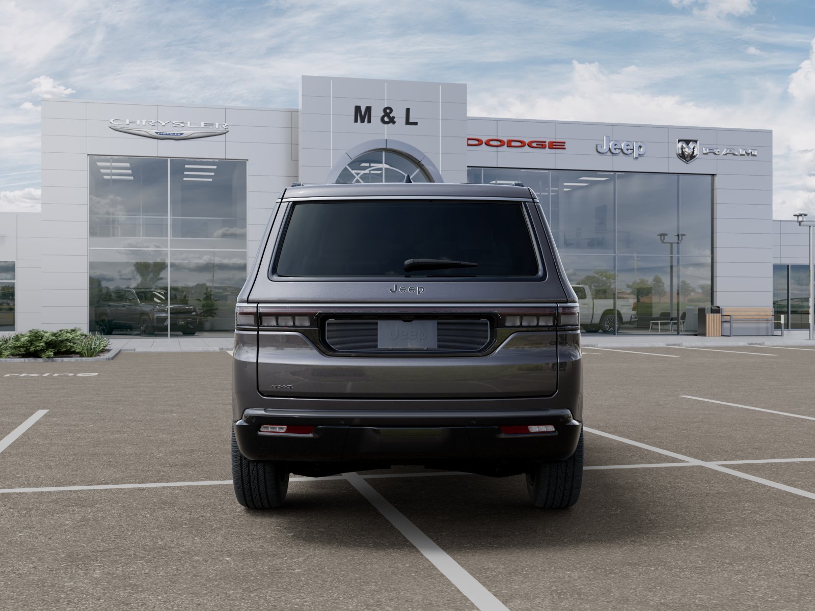 New 2026 Baltic-Gray Metallic Clear-Coat Exterior Paint Jeep 4x4 image 33