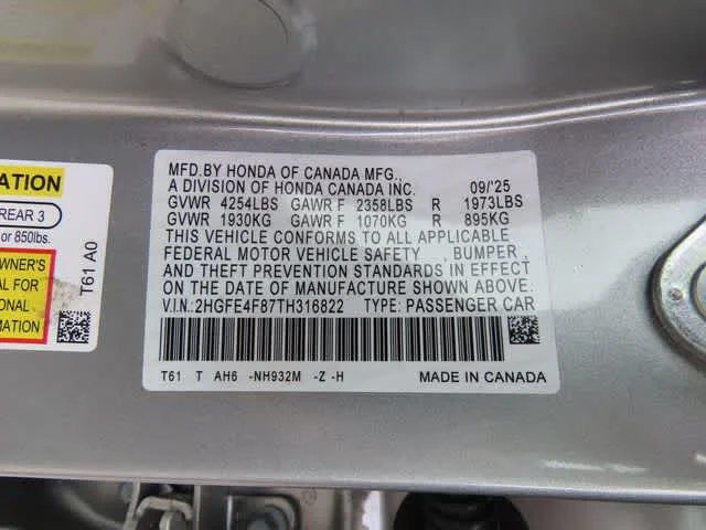 2026 Honda Civic Sport Touring - Photo 27