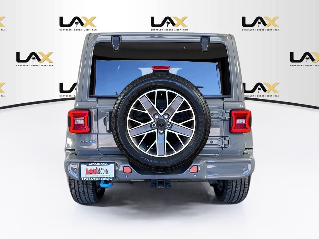 Used 2023 Gray Jeep Sahara 4xe image 6