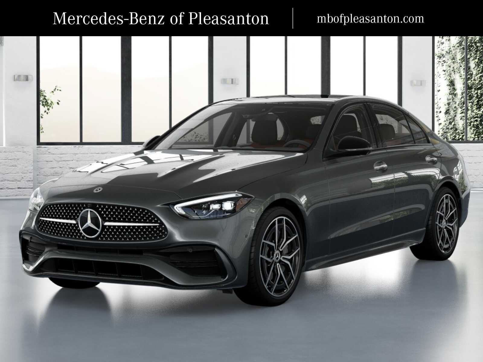 New 2026 Selenite Grey Metallic Mercedes-Benz C 300 4D Sedan image 1