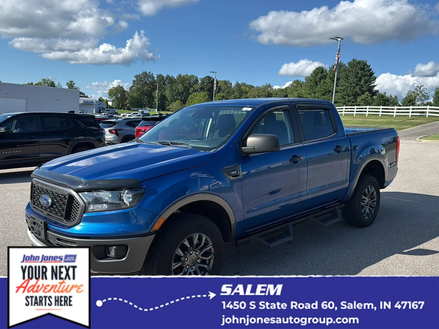 Used 2020 Lightning Blue Ford XLT image 1