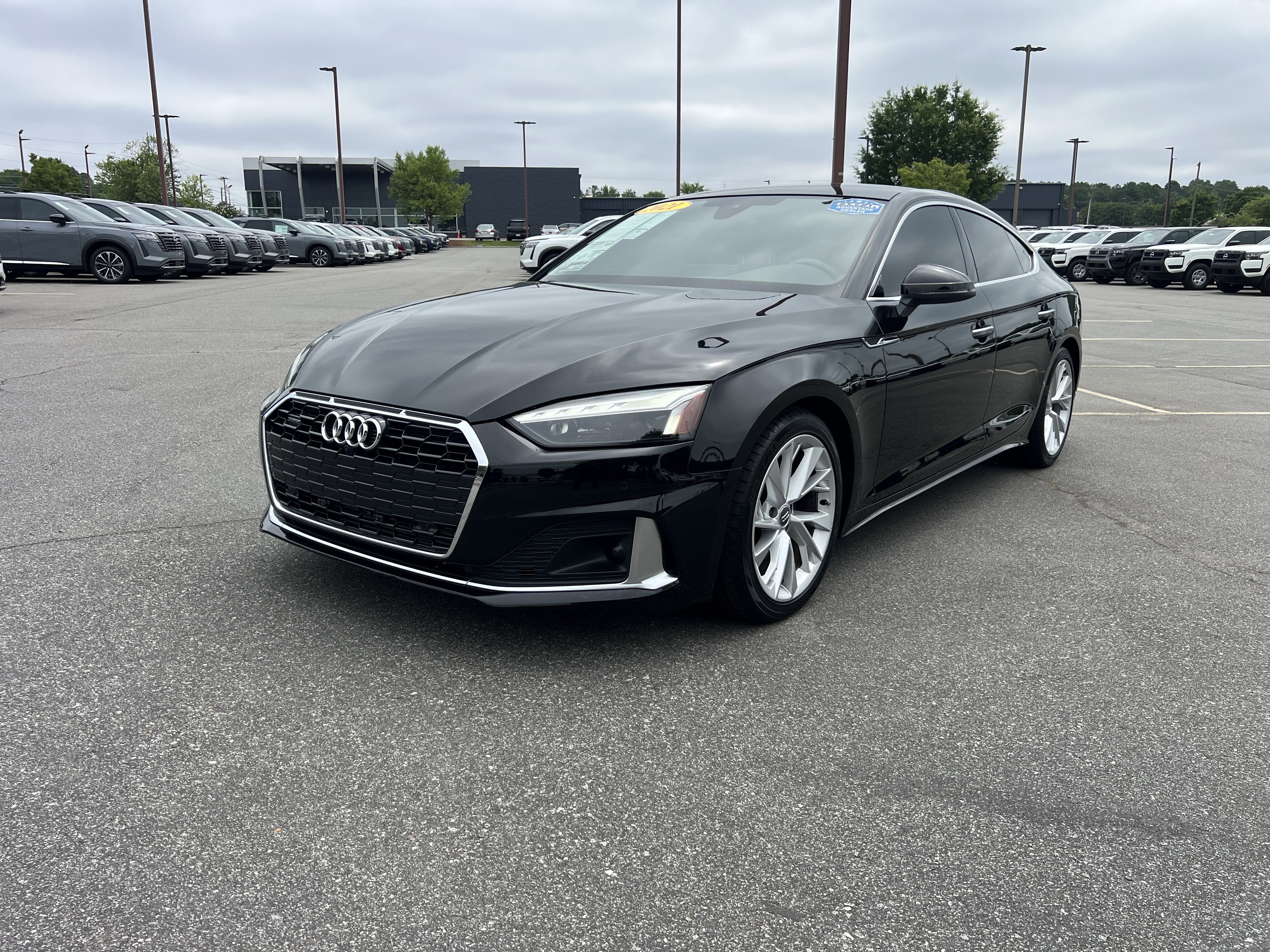 Used 2021 Brilliant Black Audi Premium Plus image 1
