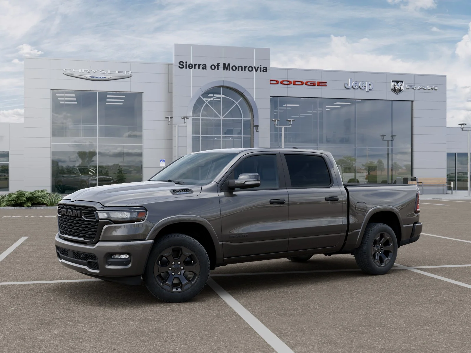 New 2026 Granite Crystal Metallic Clear-Coat Exterior Paint RAM Big Horn/Lone Star image 33