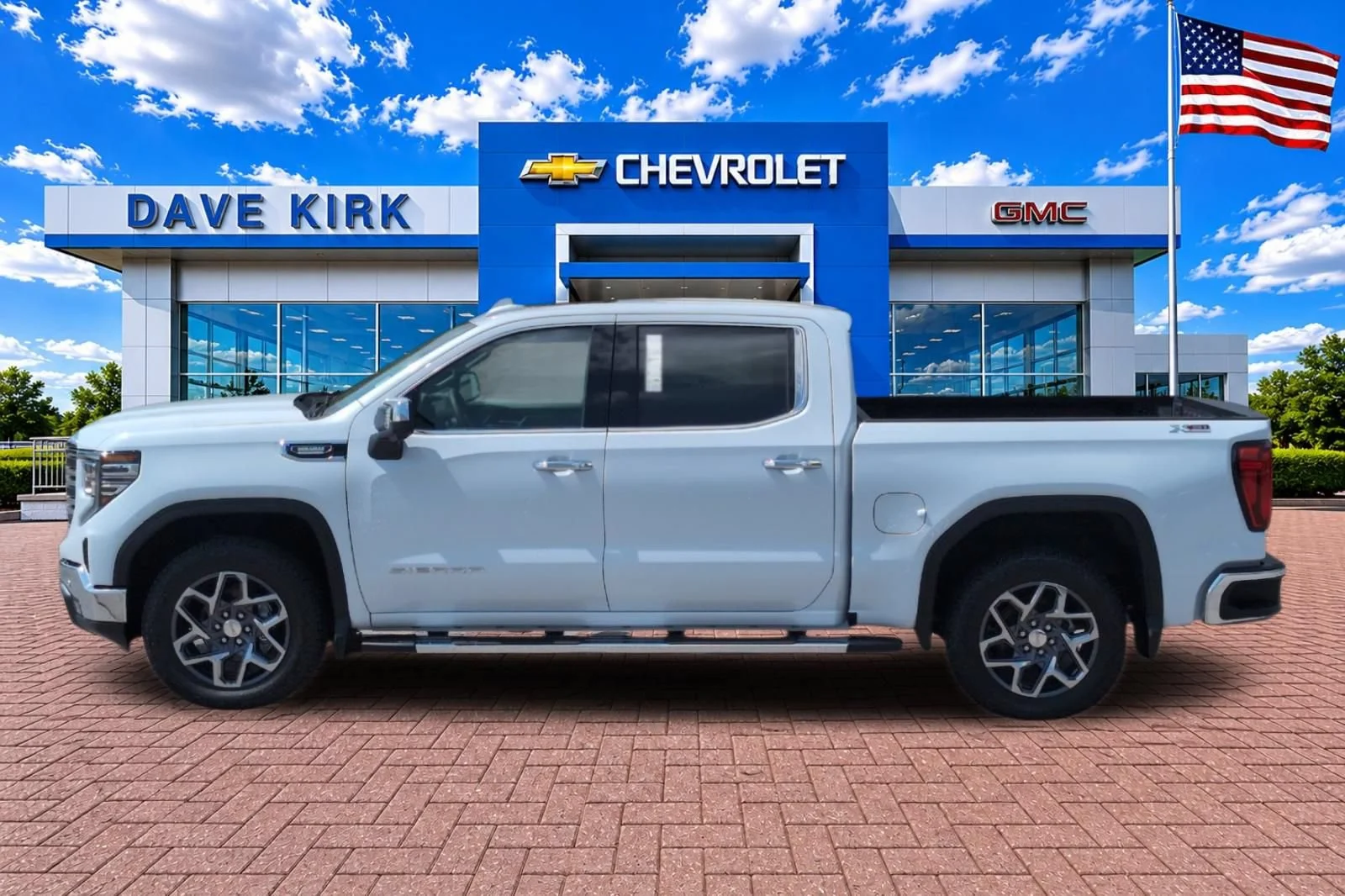 New 2026 Glacier White Tricoat GMC SLT image 6