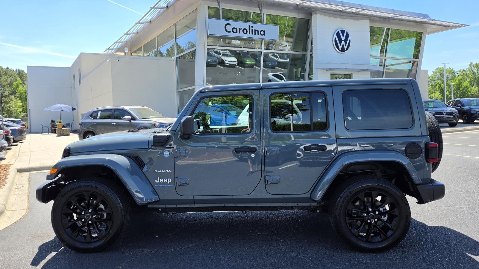 Used 2024 Jeep Wrangler 4xe Sahara 4XE with VIN 1C4RJXP63RW143946 for sale in Charlotte, NC