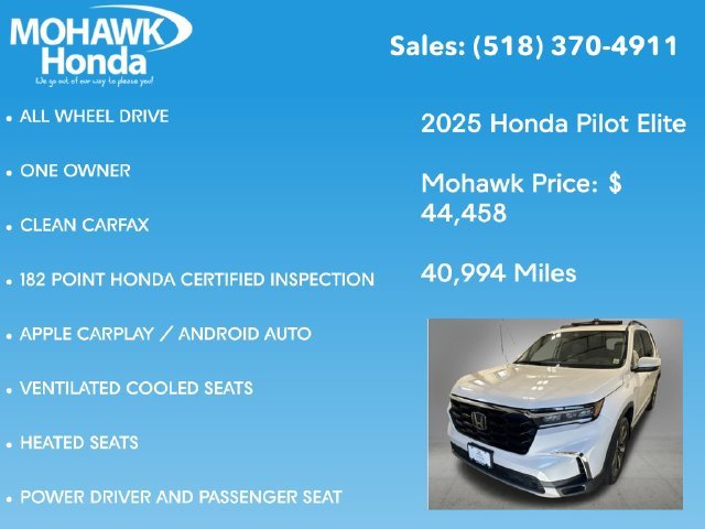 2025 Honda Pilot Elite - Photo 16