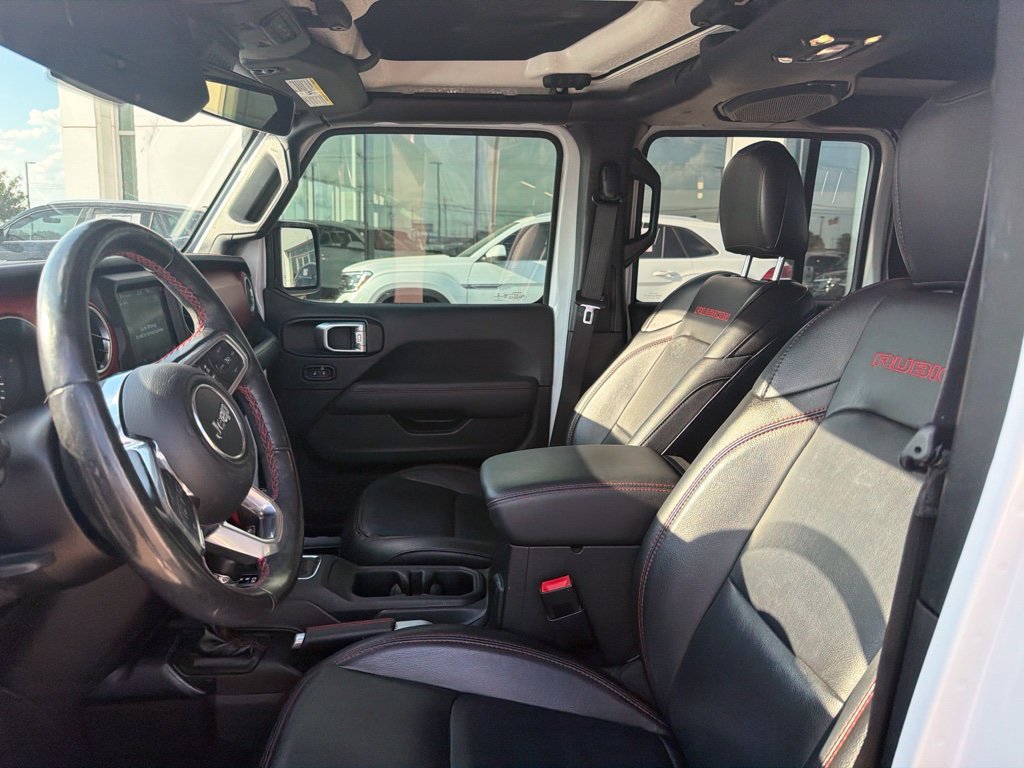 Used 2020 Bright White Clearcoat Jeep Rubicon image 8